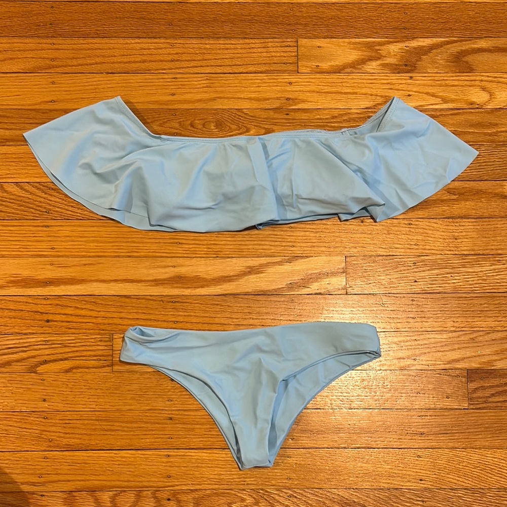 BEACH RIOT - S - Off-Shoulder Bikini Set